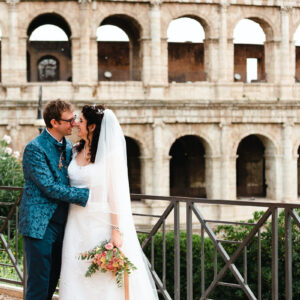 Foto sposi al Colosseo di Roma